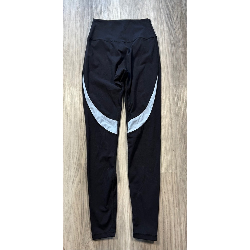 Buffbunny Collection Womens Small Black High Waisted Colorblock Leggings - Picture 5 of 6